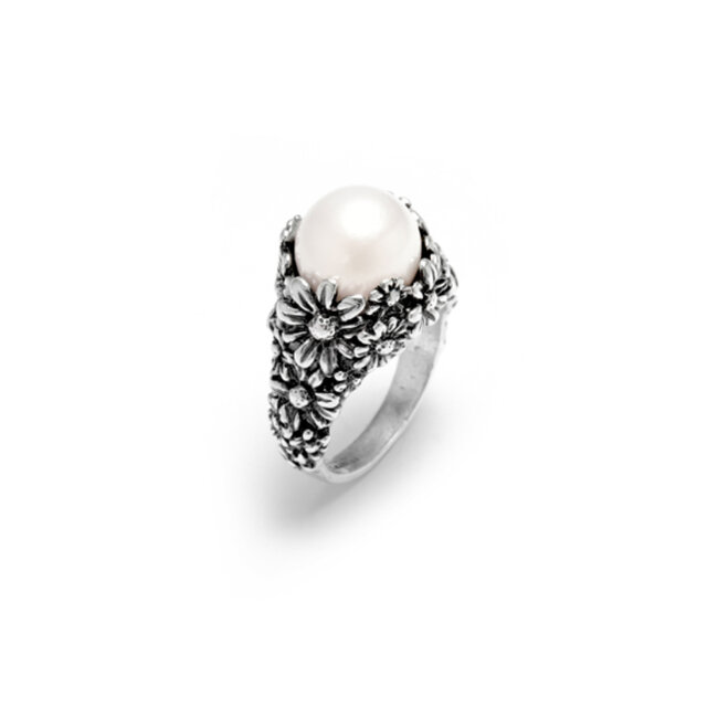 GIOVANNI RASPINI GR11099 parel ring (925)zilver