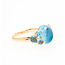 18k rosé gouden ring met Topaas Luna