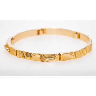 14krt Lapponia-Kalevala Egina Armband 585/- Gelbgold 23.6 gram