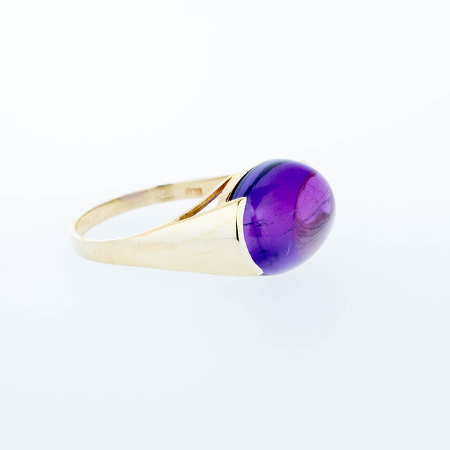 14k ring met Amethist