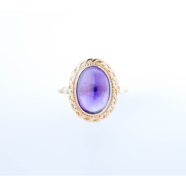 14k  gouden ring met Amethist
