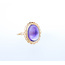 Occasion Vitage 14 karaat Amathist ring