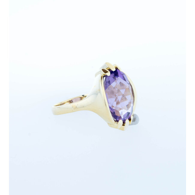 Occasion Vintage 14 karaat Amathist ring