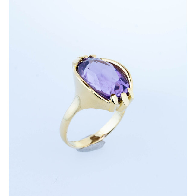 Occasion Vintage 14 karaat Amathist ring