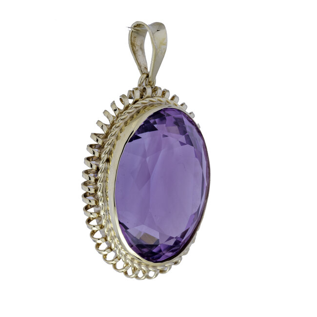 Occasion Vintage 14 karaat Amethist ring