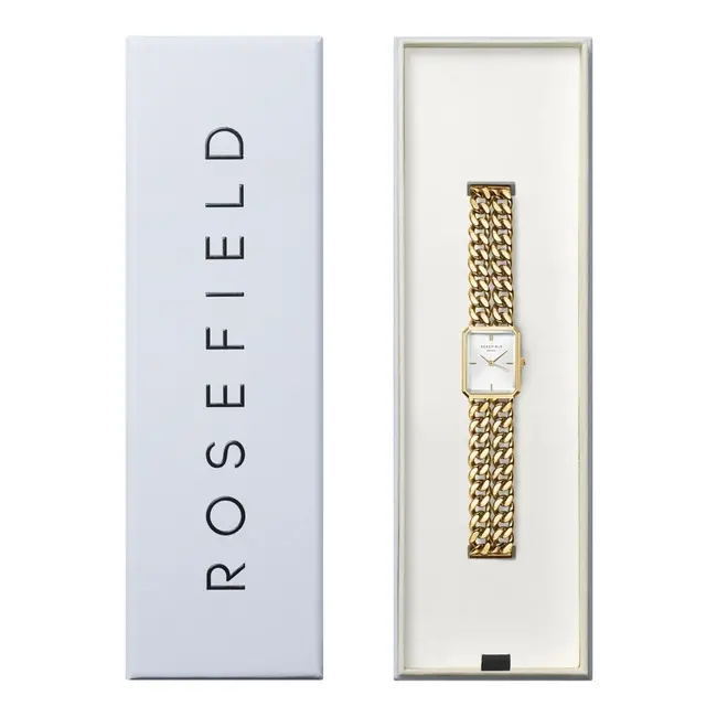 Rosefield SWGSG-O76 GOUD KLEURIGE DAMES HORLOGE