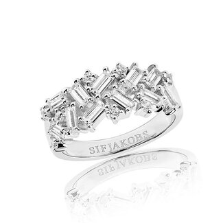 SIF JAKOBS SIF JAKOBS ANTELLA RING R0463 ZIRKONIA'S