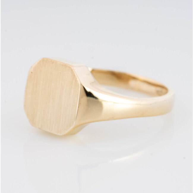 ROS  Jewel Design new 14k zegelring 6.6gram