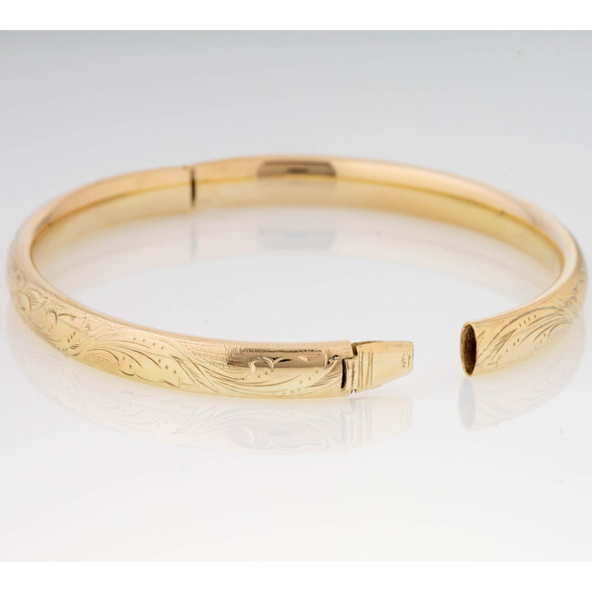 14k armband met design