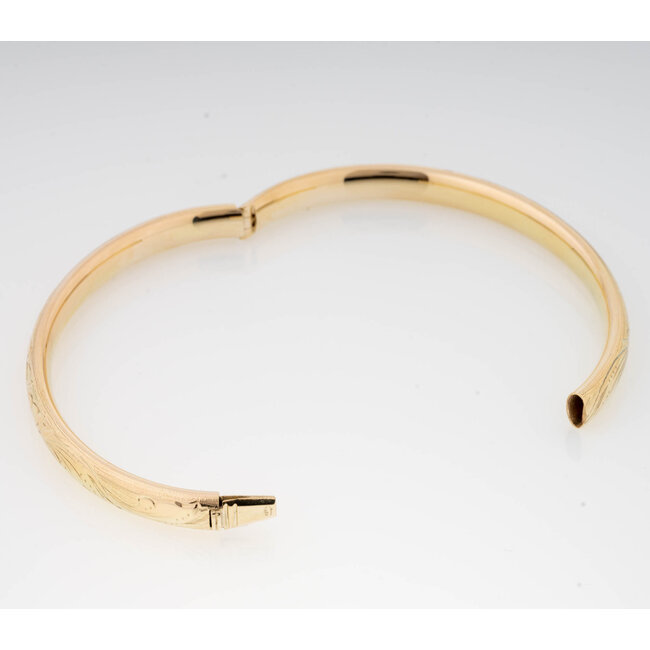 14k armband met design