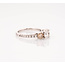 ROS  Jewel Design 14k witgouden ring Trilogy met Diamanten