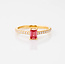 ROS  Jewel Design 18k  ring PinkLove met Pink Diamond en 18 Briljanten