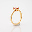 ROS  Jewel Design 18k  ring PinkLove met Pink Diamond en 18 Briljanten