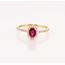 ROS  Jewel Design 18k ring Ruby Delight gezet met Robijn en Briljant
