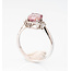 ROS  Jewel Design 18k ring  Pink Lady gezet met roze saffier en briljant