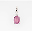 ROS  Jewel Design witgouden hanger   gezet met een Robijn en briljant