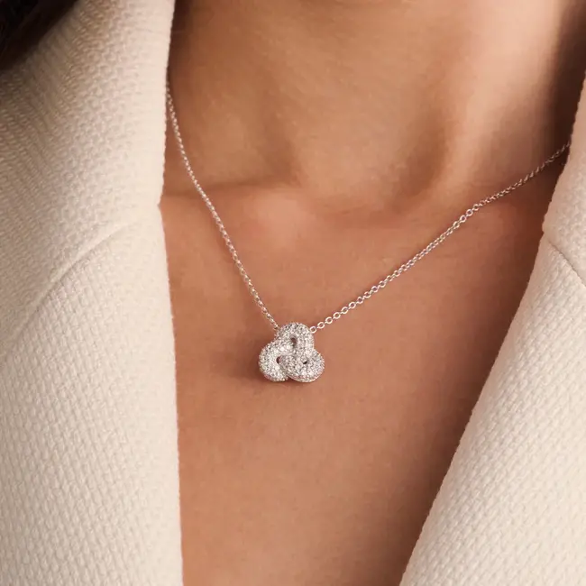 SIF JAKOBS Imperia collier en hanger met zirkonia