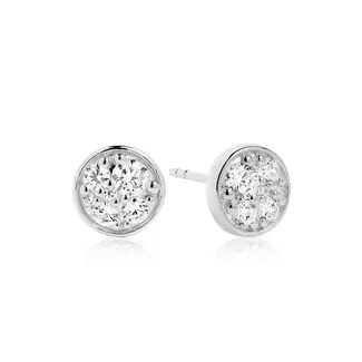 SIF JAKOBS SIFJacobs SJE1055CZ Novaro Piccolo oorbel zirk