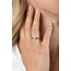 ZINZI zilveren ring met  gekleurde zirkonia