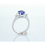 ROS  Jewel Design 18k witgouden ring gezet met  Tanzaniet en Diamant