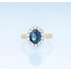 ROS  Jewel Design 18karaat ring gezet met saffier en briljanten