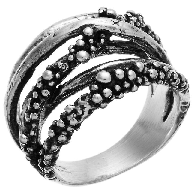 GIOVANNI RASPINI ring Petit Perlage