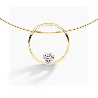 FJF collier zilver  met zirkonia FJF0010001YWH