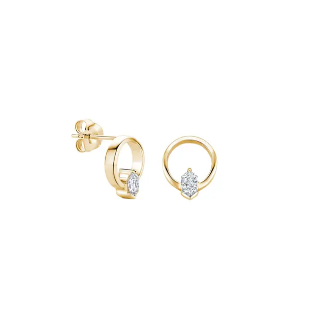 FJF Oorstekers Icon Crystal  met zirkonia FJF0030018YWH