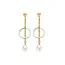 FJF Oorringen Classic Circle Pendulum G.P  met Zirkonia