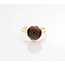 ROS  Jewel Design 14k ring gezet met een vuuropaal en briljanten