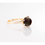 ROS  Jewel Design 14k ring gezet met een vuuropaal en briljanten