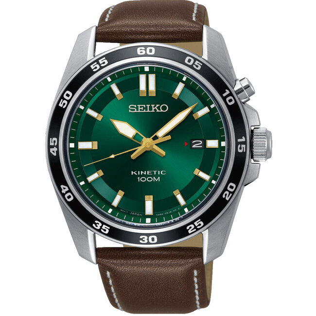 Seiko Seiko Kinetic 100M Groene plaat