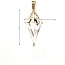 14k hanger met Kwarts