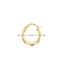 Occ  14k oorringen 2cmrond 2.1gram