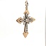 Occ 14k /zilver hanger kruis Roosdiamant 7.3gr