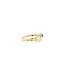 Occ 14k ring Saff/0.02ct brilj. 1.9gram  mt 17,5