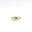 Occ 14k ring Saff/0.02ct brilj. 1.9gram  mt 17,5