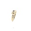 Occ 14k ring Saff/0.02ct brilj. 1.9gram  mt 17,5