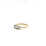 Occ 18k bicolor ring roosdiamant 2.4gr