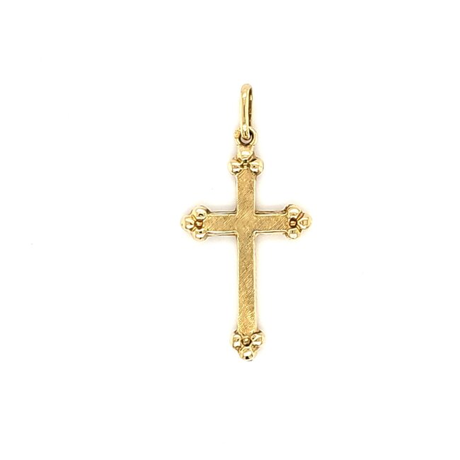 14k gouden  hanger Kruis