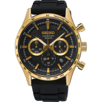 Seiko Seiko Chronograph SSB446P1 Rubberen Band