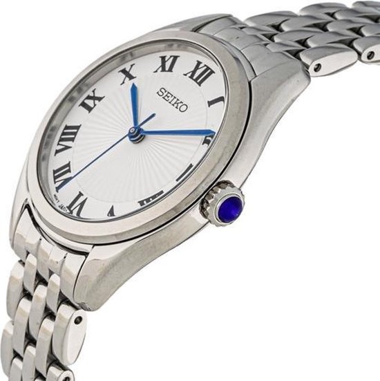Seiko SRZ532P1 - Chique dameshorloge met bicolor kast en witte