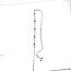 Occ 18k witgd collier Smargd/Brilj. 0.45ct 40cm