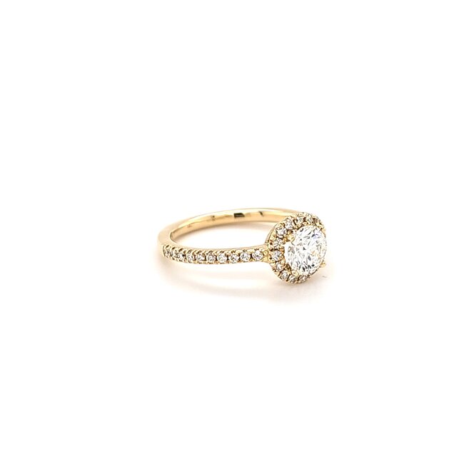 ROS  Jewel Design new 14k ring met o,45ct Brilj 2.1gr Everyday Sparkle