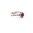 ROS  Jewel Design 18k witgouden ring Ruby love met robijn en briljanten