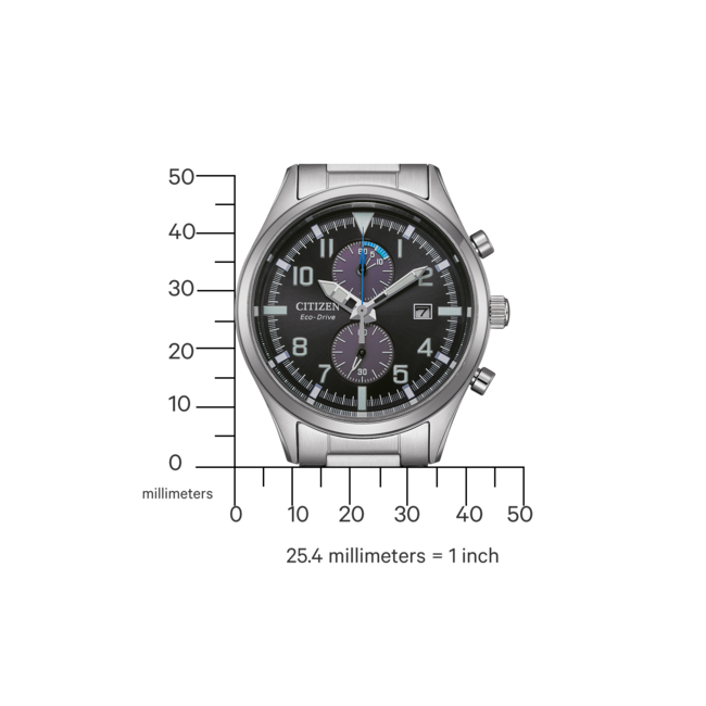 CITIZEN Citizen Stalen Heren horloge Eco-Drive