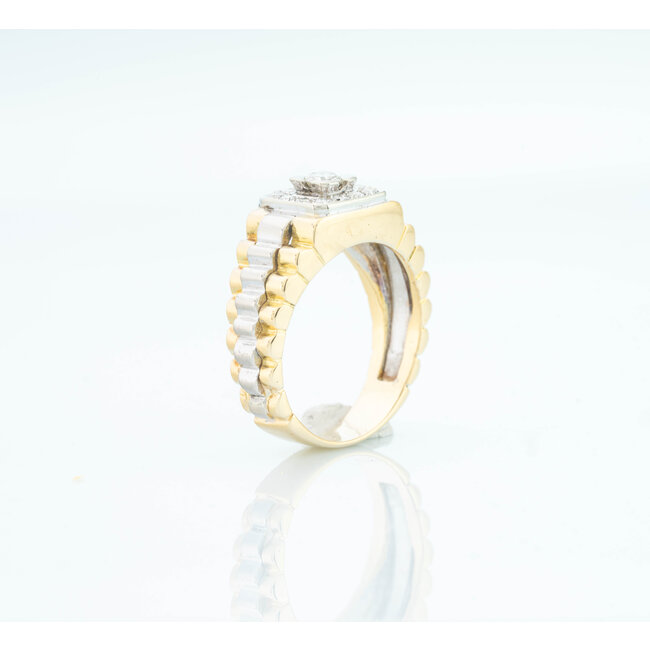 18k gouden ring met Briljanten
