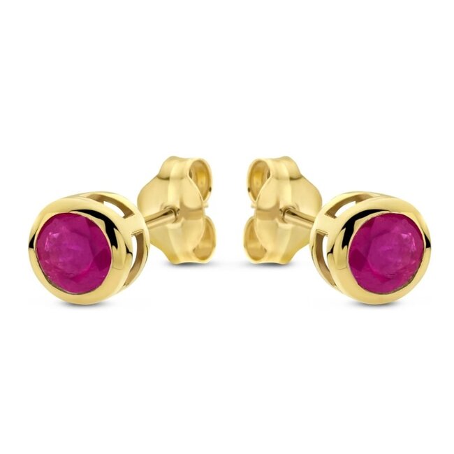 swing jewels Swing Jewels 14k oorknop SWBE01JUL-Y Robijn