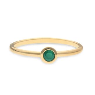 swing jewels 14k gouden ring met Smaragd