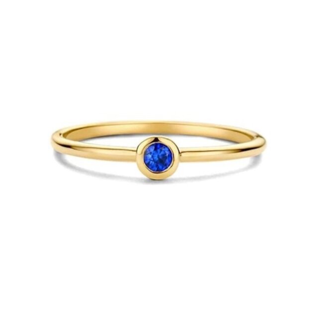 swing jewels  14k gouden ring met Saffier